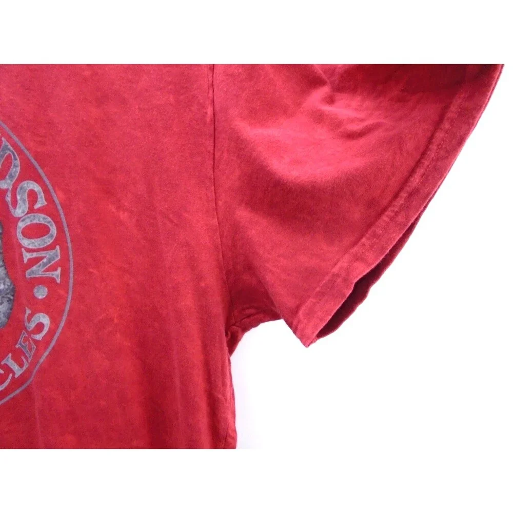 Harley Davidson Museum Shirt Men's Size XL Skull Red Milwaukee Wi - Picture 5 of 11